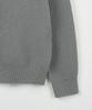 NODU Waffle Henley Neck Knit [Gray]