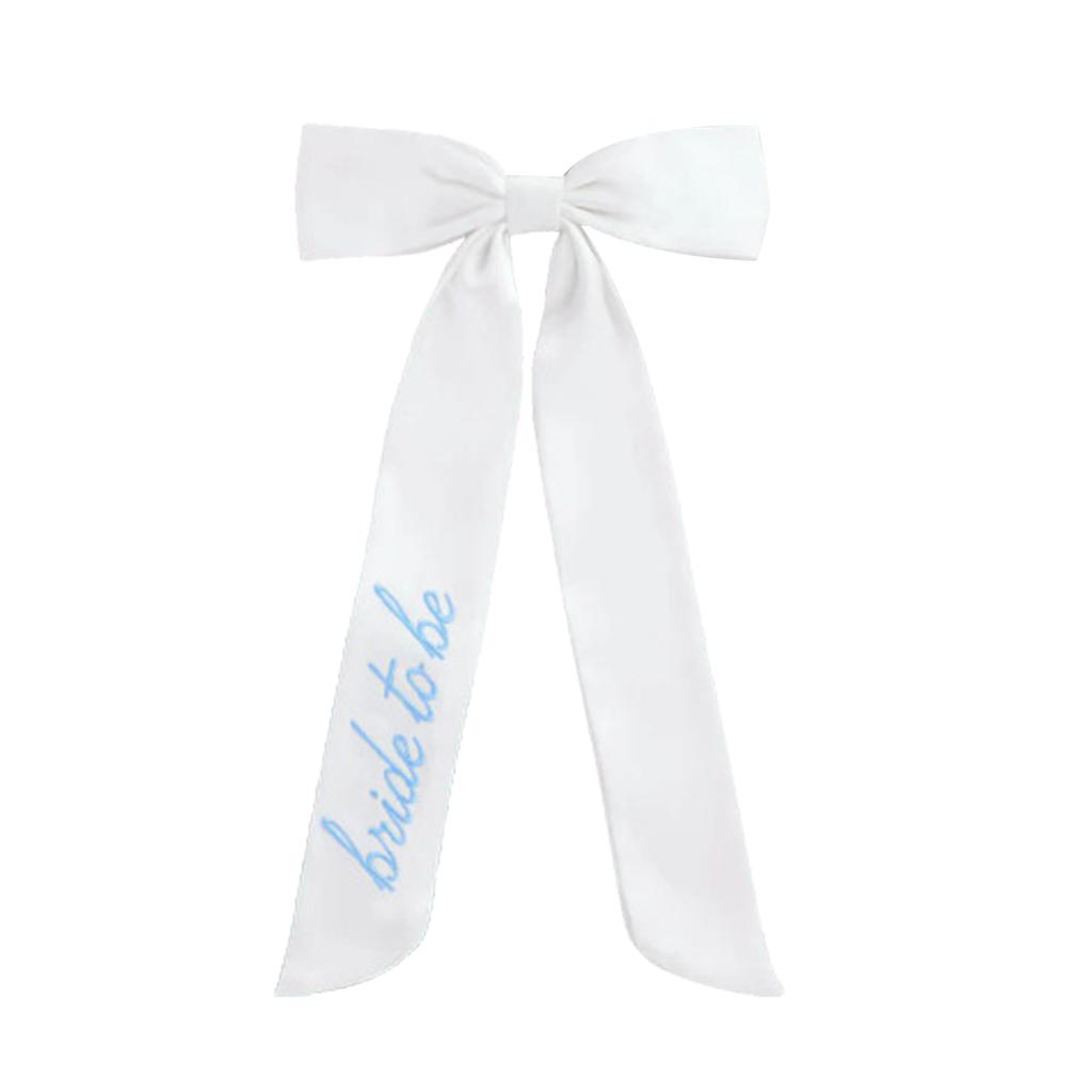 1PC Elegant Hair Bows Hair Clip Hair Ribbon Ponytail Holder Accessories For Wedding Party Or Bridal Shower Accessory