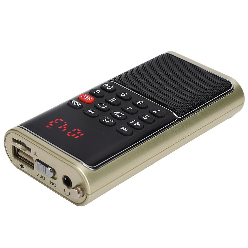 L‑338 Portable FM Radio Portable Multifunctional Radio Player for Memory Card U Disk Home Supplies