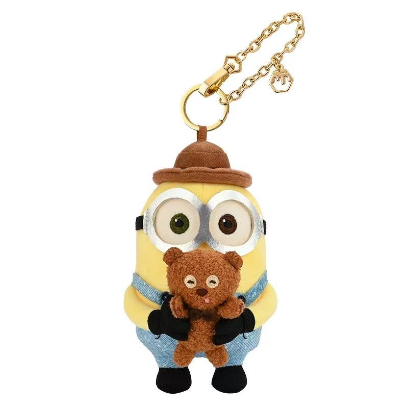 Official Minions TIM Bear Unicorn Plush Keychain Backpack Pendant