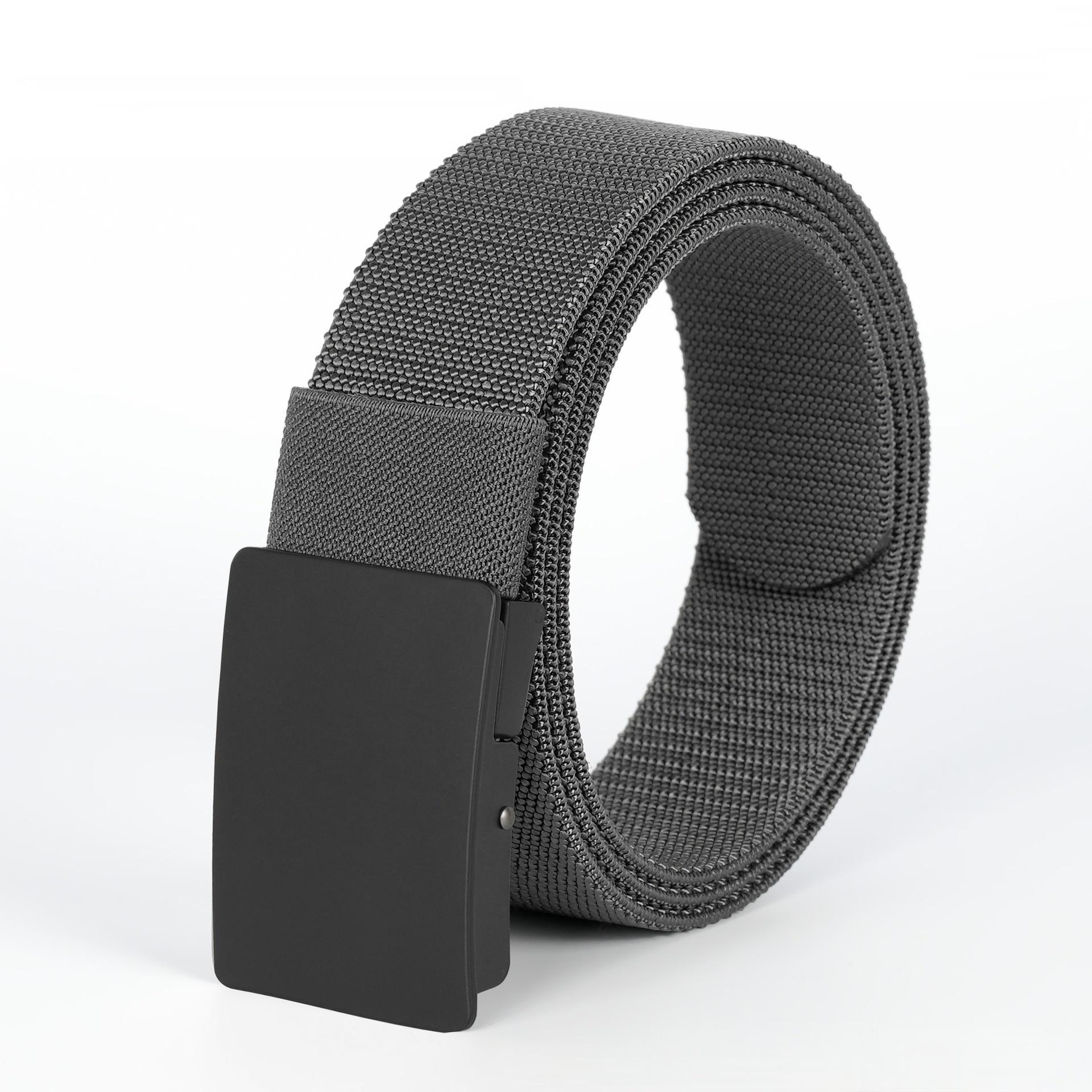 Men s Elastic Nylon Canvas Belt - Versatile, Fashionable, Outdoor Tactical Belt 120cm