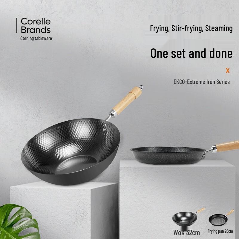Corning EKCO Iron Cookware Set