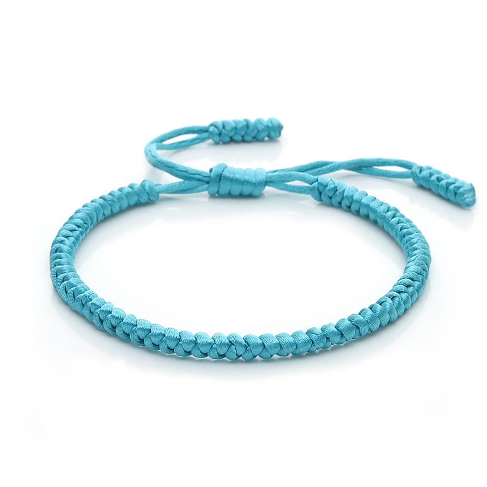 Multicolor Rope Lucky knots Bracelets Women Men Charm Woven Handmade Bangles Braided Adjustable Size Buddhism Jewelry Pulseras