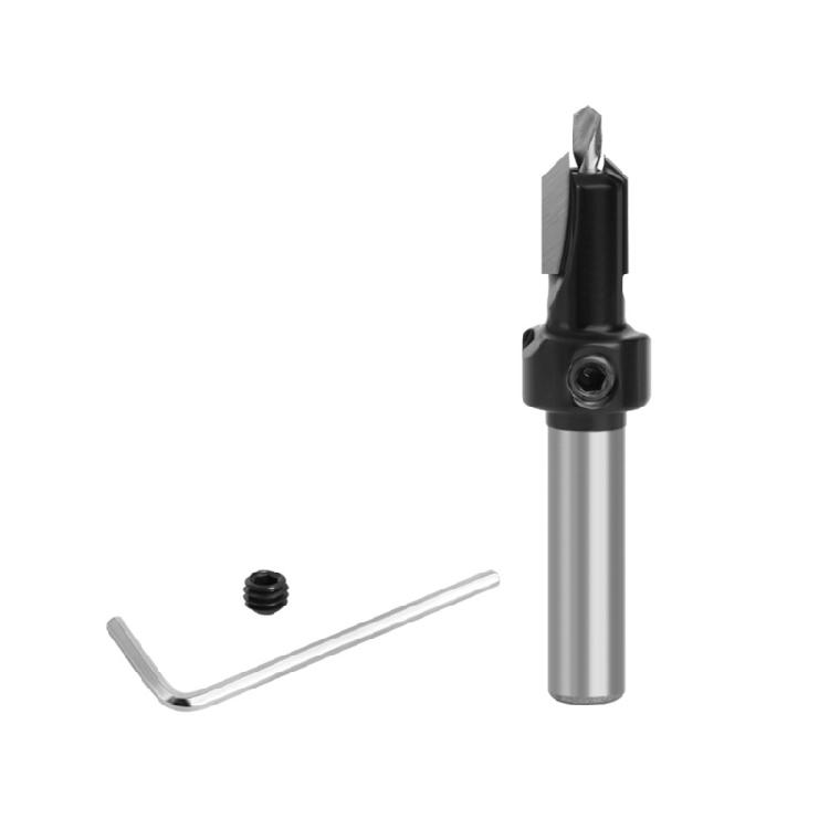 8/10mm Round Shank Countersink Drill Bit High Speed Steel Milling Cutter Metal