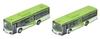 The Bus Collection Coleção de Ônibus Kokusai Kogyo Adeus V8 Conjunto de 2 Ônibus Materiais para Diorama