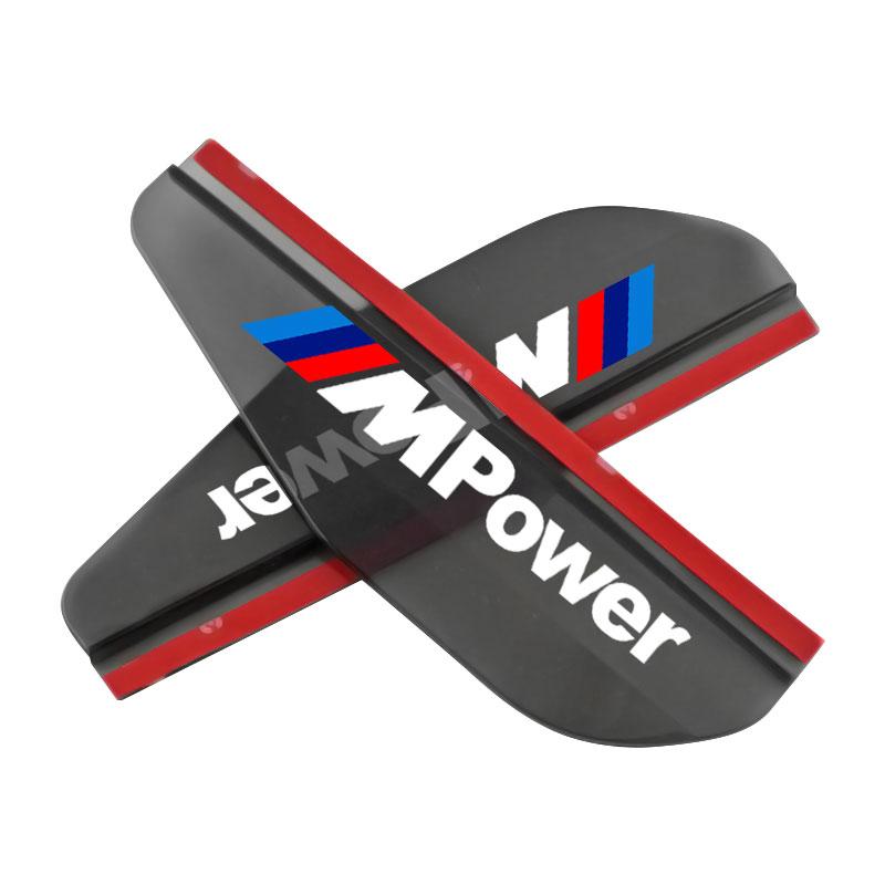 2Pcs Car Rear View Side Mirror Rain Board Sun Visor Eyebrow Guard For BMW M E34 E36 E60 E90 E46 E39 E70 F10 F20 F30 X5 X6 X1 M3 M5 M6 E71 F01 F02 F87