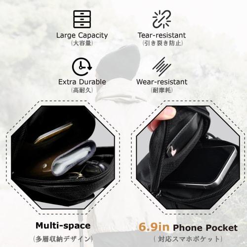 YAPJEB Molle Pouch for Airsoft, Water Bottle Holder, Smartphone Pouch, Molle System, Military EDC Utility Pouch, Mountaineering, Survival, and Fishing