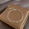 1/2Pcs  Silver Colour Sparkling Bracelet Exquisite Adjustable Bangle