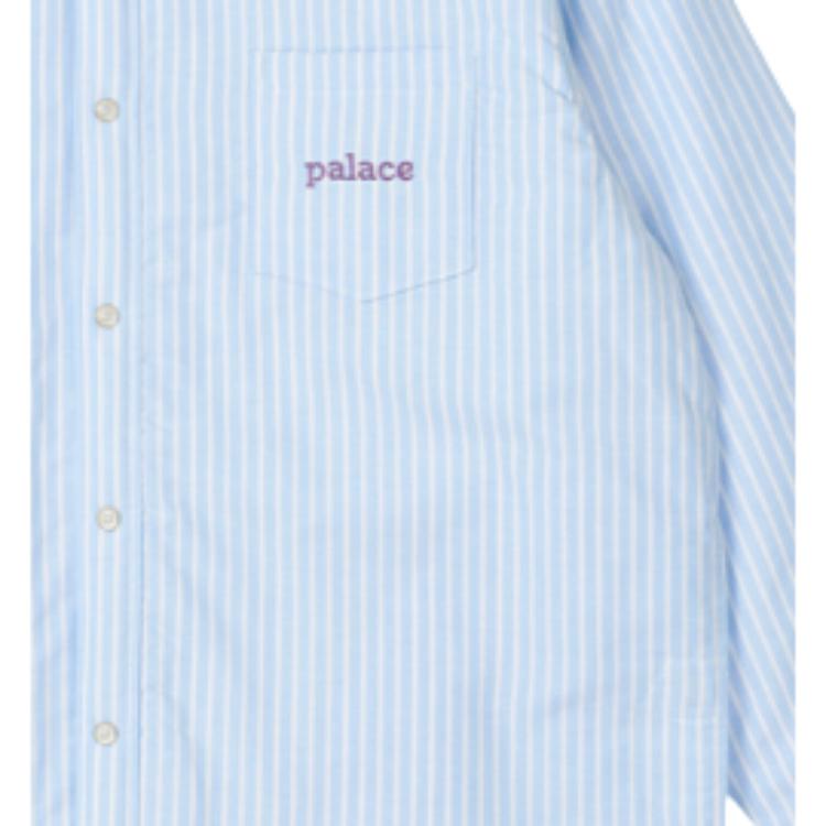 Palace Cozy Shirt Blue Unisex Tops P24SHT017