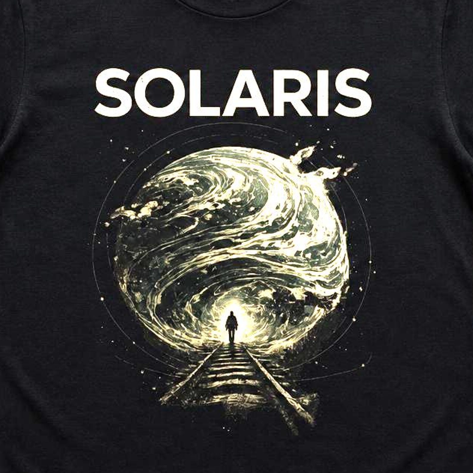 Solaris Shirt, Andrei Tarkovsky Sci Fi Tee, Vintage Arthouse Cinema Apparel, Cult Film Graphic T-Shirt, Cinephile Gift, Retro Aesthetic Top S