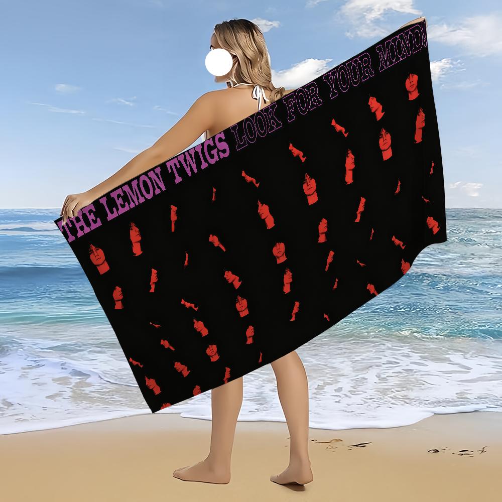 The Lemon Twigs Look For Your Mind! Towel Beach Bath Quick-Drying Lightweight Portable Sauna Camping Swim Pool Travel