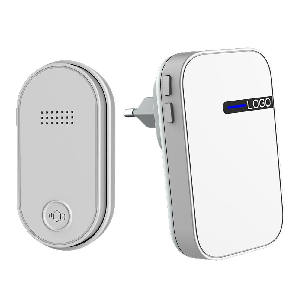 Smart Wireless Self-Powered Doorbell, Long-Range and Waterproof, Ideal for Homes and Elderly Assistance.
