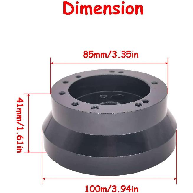 5 & 6 Hole Billet Steering Wheel Hub Adapter Replacement for Chevy 1969-1994 GMC Truck Pickup Van-s J-eep Bui-ck Chry-sler Dod-ge Pon-tiac Ca-dillac