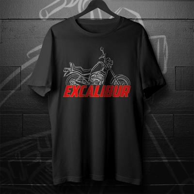Für Moto Morini Excalibur Fans – Moto Animals Illustration T-Shirt
