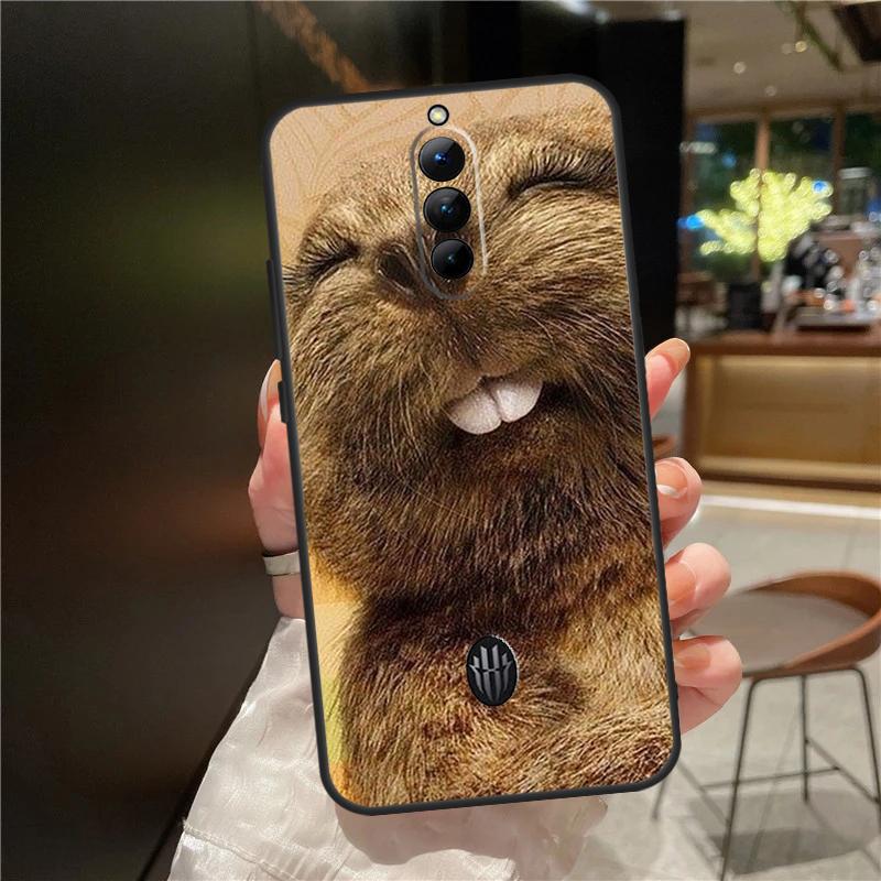 Animal Beaver Case For ZTE Nubia Red Magic 11 10 9 8 9S 8S 10S Pro Plus 6 7 6S 7S For RedMagic 10 Air Cover