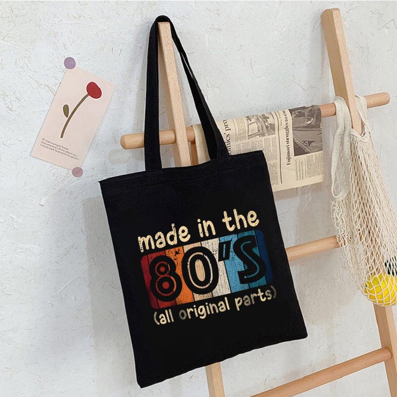 Módní trend I Love The 80s Tištěná Přenosná Taška přes Rameno pro dojíždění Ležérní Jednoduchá Taška