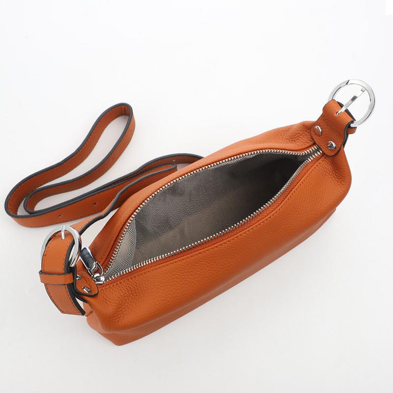 Top Layer Cowhide Underarm Bag Shoulder Bag Commuter All Fashion Genuine Leather Crossbody Bag General Purpose Tote Bag for Women