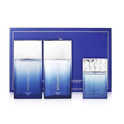 Bergamo ZHGGELUT Lotion pour la peau pour homme Lotion pour la peau pour homme Parfum Lot de 3 pièces