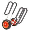 Kayak Cart, 68.0 Kg Load Capacity, Stand Up Paddle Board Trolley with 25.4 Cm Solid Rubber Tires & Kickstands, Paddle Board Carrier with Ratchet Strap