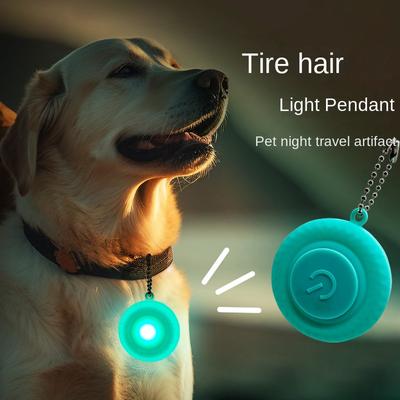 Pet LED Light-Emitting Pendant Dog Cat Listing Night Walking Dog Anti-Lost Night Light