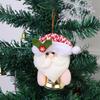 Snowman Christmas Elk Pendants Cloth Xmas Santa Ornaments  Party Supplies