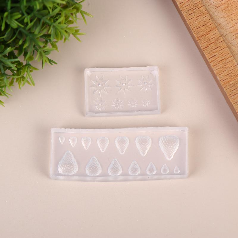 

Силиконовая форма для клубники, мини, трехмерная, разных размеров, форма для полимерной глины, инструмент для изготовления мини-клубники для кукольного домика DIY