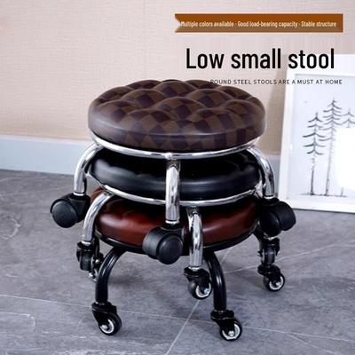 Universal Movable Pedicure & Children's Stool with Wheels