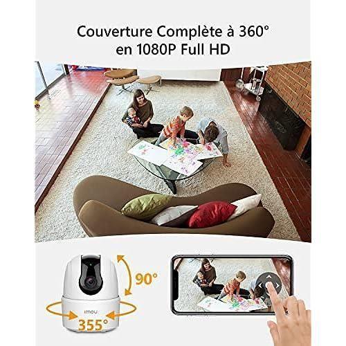Caméra De Surveillance WiFi Intérieure Imou 360° 1080P Avec Détection Humaine AI Et Audio Bidirectionnel
