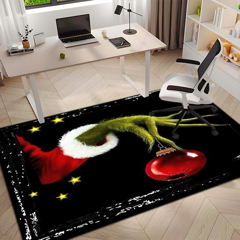 1PC The Grinch Rug - Home Decoration Carpet For Living Room Bedroom Flooring Computer Chair Area Rug