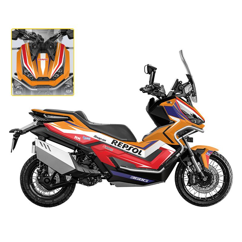 For ZONTES 368G Motorcyle Pattern Fairing Stickers Kits Pasted On Body Paint Parts Area Accessories Decoration Stickers