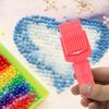 Rhinestone Painting Roller Comfortable Non Slip Grip Detachable Rhinestone Embroidery Rolling Tool Peach Red