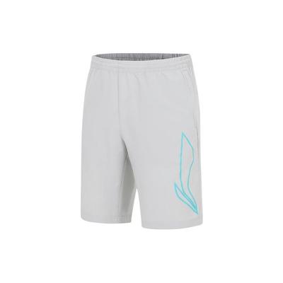 Li Ning Big Logo Sports Casual Shorts Men Shorts Gray AKSS467-1