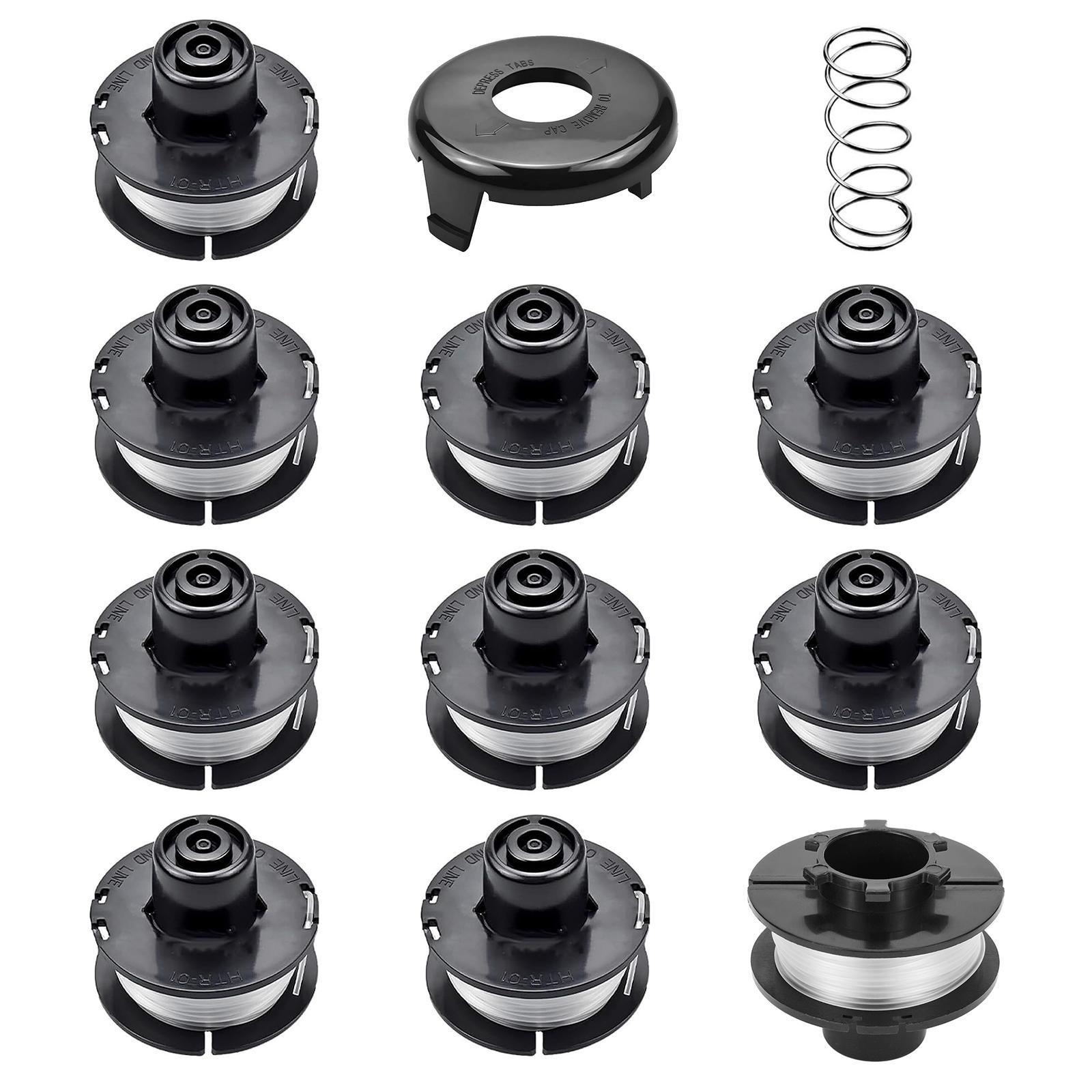 

Replacement Set for Toro 51301/51256 Lawn Mower 10Pcs 88175 Spool + 73-8200 Trimmer Cover + 73-8220 Spring A