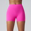 Wharton Women's Quick-Dry Sports Running Shorts - Breathable, V-Waist, Peach Hip Design