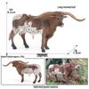 High-Quality Children's Cow Animal Model - Simulation Farm Scene Decoration