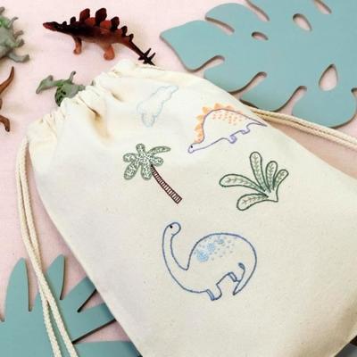 Embroidery Kit - Dino - Magic Paper