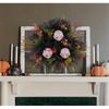 Halloween Skull Wreath Front Door Wreath Artificial Wreath for Front Door Farmhouses Wedding Halloween Decorations