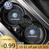 For VOLKSWAGEN VW Car Coaster Water Cup Bottle Holder Anti-slip Pad Mat High Quality Felt Mat For Volkswagen VW GOLF Polo CC Tig