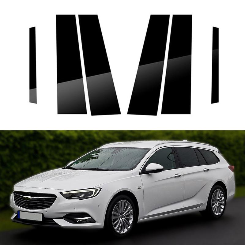 Car Pillar Posts Fit For Opel Insignia B / MkII (Z18) 2018 2019 2020 Glossy Black Door Trim Window Cover Decor Accessories
