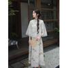 2024 Elegant Summer Fairy Zen Cheongsam Top & Chinese Style Women's Clothing Set