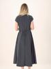 ACUD Cap Sleeve Strap Dress_Charcoal