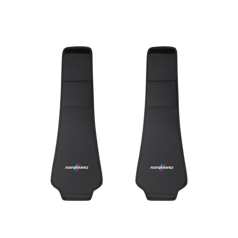 DJSA5 2Pcs Car Seat Headrest Cover Anti-Dirty Elastic Protective Dust Cover stickers For BMW E36 F40 F10 E90 M F20 F30 E60 E39 E46 X7
