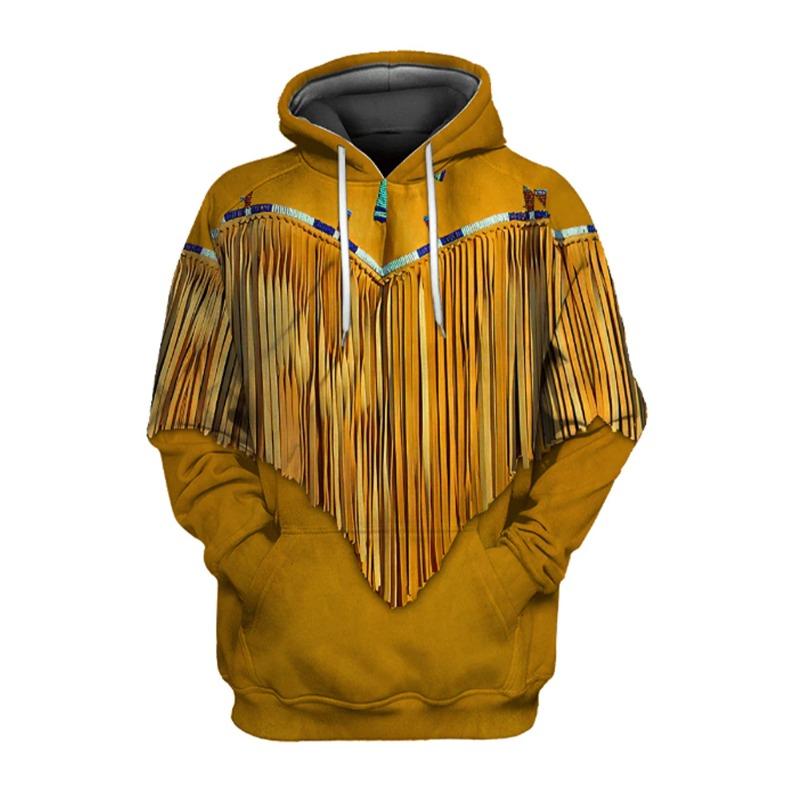 Herrenbekleidung Mode Bohemian Lockerer Hoodie Groß 3D-Druck Super Großer Hoodie Indischer Mode-Enthusiast Hoodies Oberteile