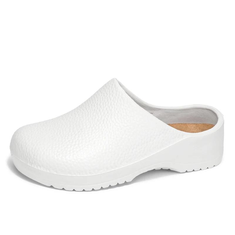 Fashion Couple Chef Shoes Four Seasons Waterproof  Anti Slip Men's and Women's Casual Business Work Shoes Fashion Comfort Half EVA Shoes