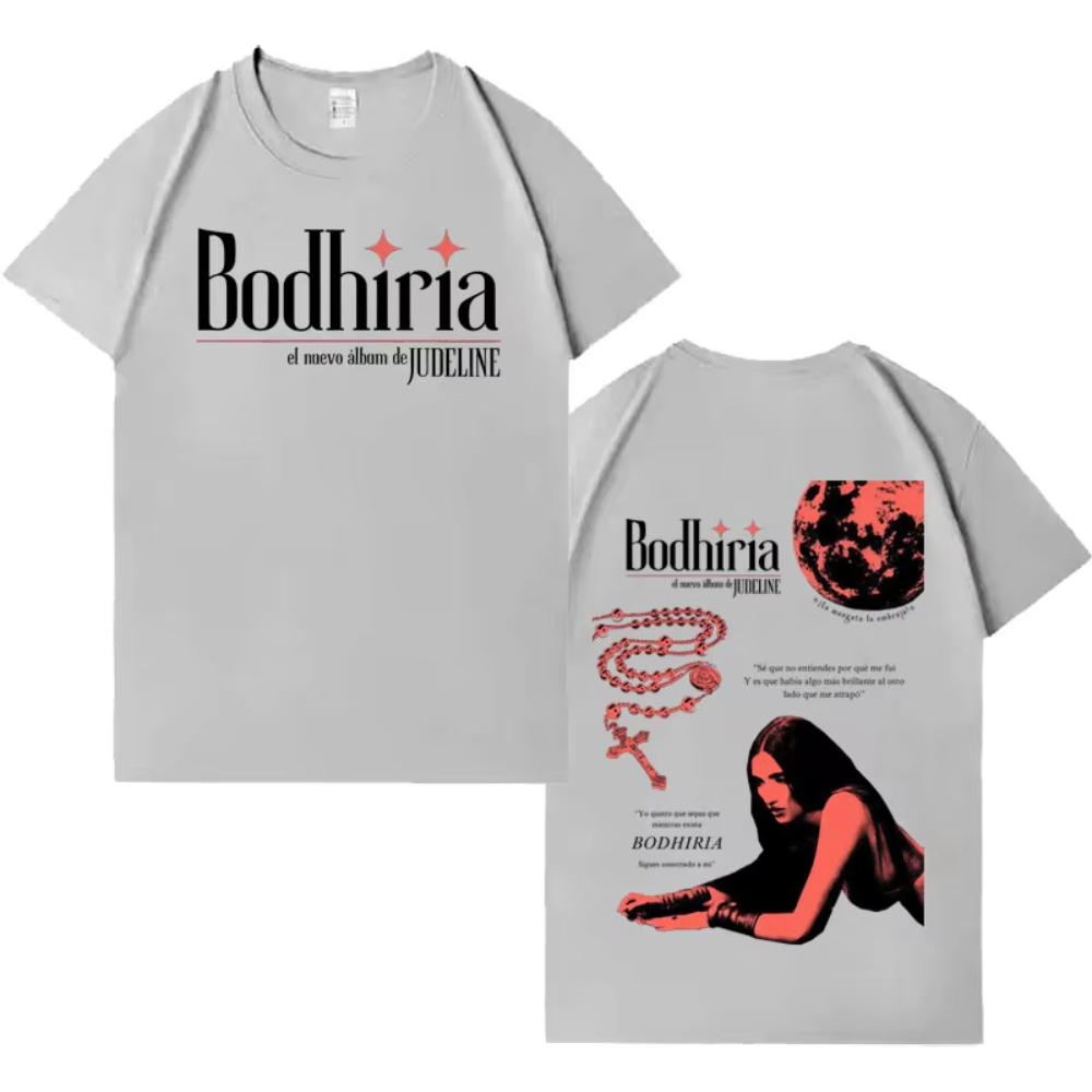 

Singer Judeline Gothic Album Tour Print Tees Mens Womens T-shirts Short-sleeved Male Cotton Aesthetic Loose T-shirts 3XL