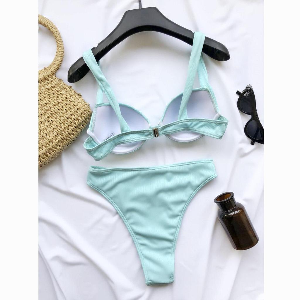 Hohe Taille Bikini Push-Up Badeanzug Weibliche Bikini Set Sexy Frauen Bademode Biquini Badeanzug Badeanzüge Bademode