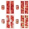 Good Luck DIY Seal Roll New Year's Sticker Adhesive Label Sticker  Holiday Decoration