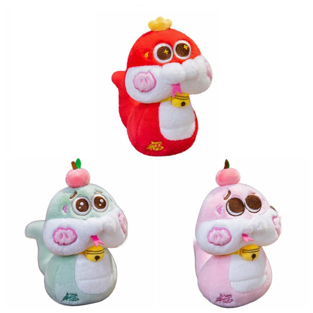 Good Luck Snake Year Plush Toy Chinese Style Snake Doll Toy Snake Year Mascot Toy  Home Decor