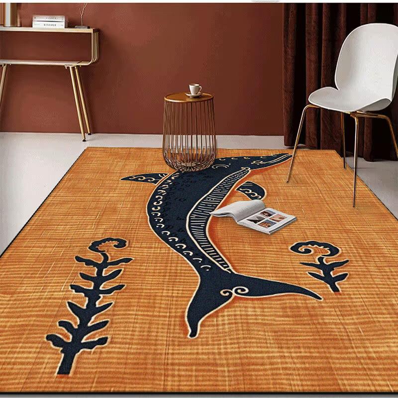 American Kitchen Floor Mats PVC Leather Waterproof Doormat Anti-slip Balcony Sink Carpet Anti-fouling Dirt-resistant Foot Mats