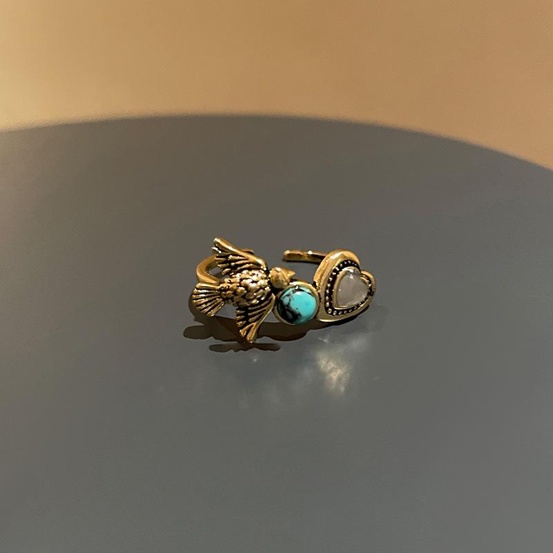 Алмазный крест любви открытое кольцо винтажное кольцо на указательный палец кольцо